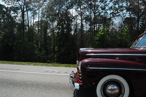 Photograph of classic car by Jennifer Kaplan